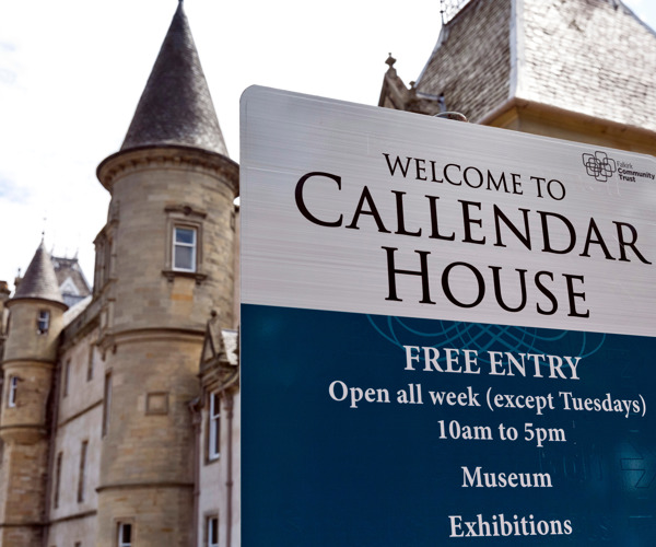 Callendar House signage